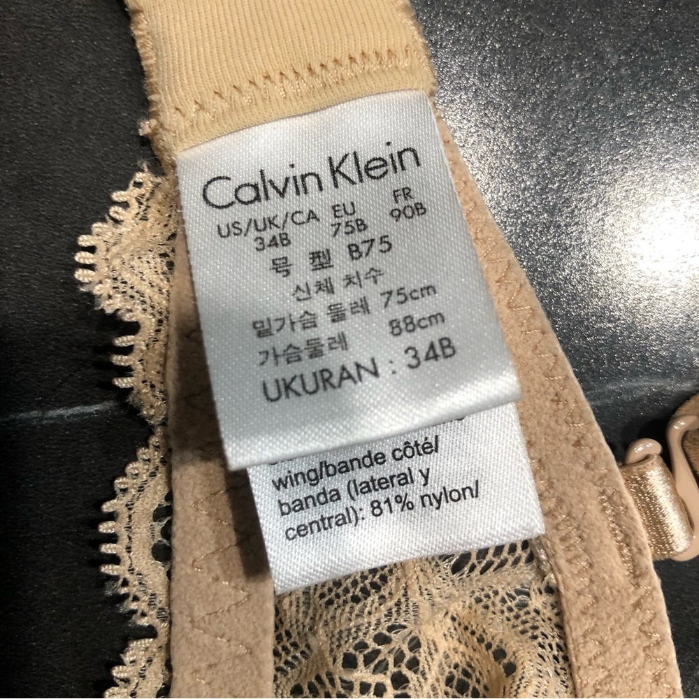 SOLD!!!   CALVIN KLEIN COMFORT MULTIWAY DEMI LIFT NUDE BRA - Picture 2 of 7
